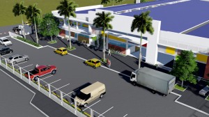 Diseño super mercado popular del oriente