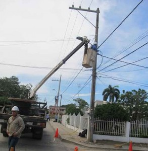 Trabajos realizados en el barrio, Río de Janeiro.