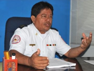 Jorge Arbeláez, Cdte. de Bomberos de Montería