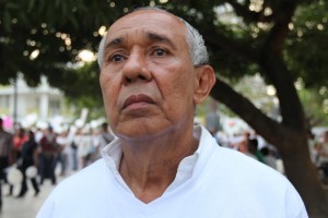 Carlos Alberto Zapa, padre de Jairo, agradeció la solidaridad de las personas que asistieron a la marcha.